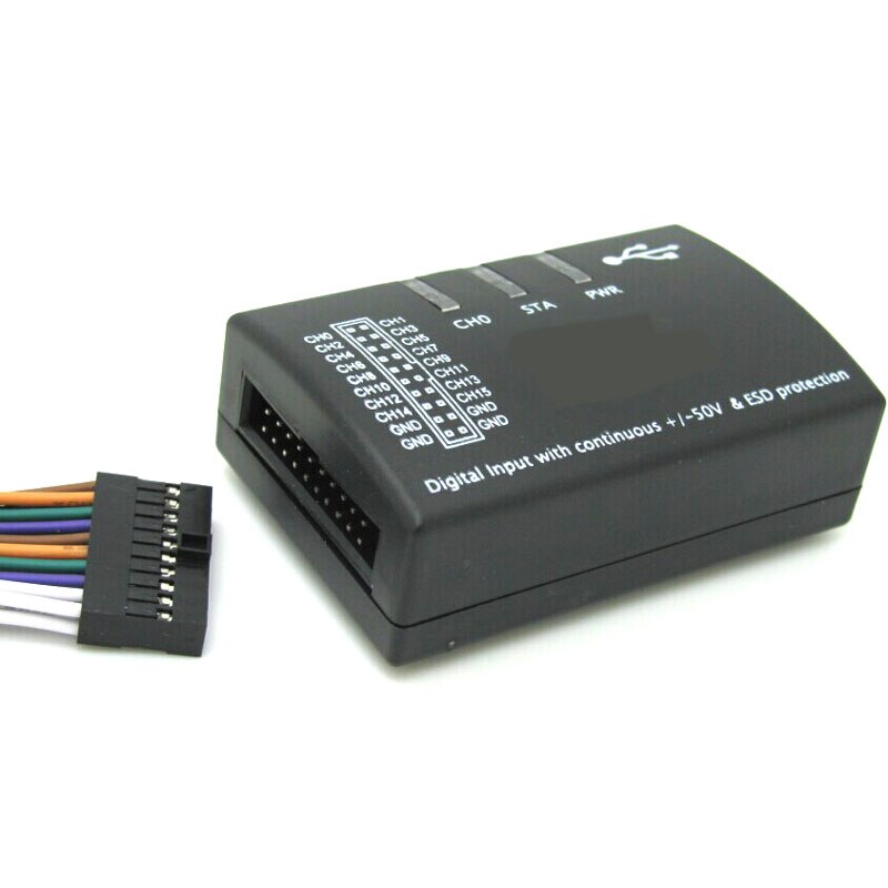 Logic Analyzer USB Logic 100MHz 16Ch Logic Analyzer for ARM FPGA E4-004