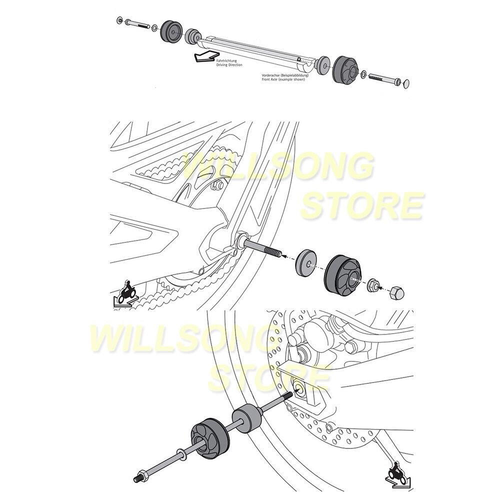 Voor/Achter Wiel Protector As Vork Crash Slider Voor Yamaha Mt/Fz 07 XSR700 Tracer700 MT07 Moto Kooi -17 Falling Bescherming