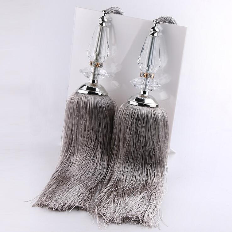 style curtain decoration accessories acrylic crystal hanging ball tassel bandage home textile decoration supplies: NO 12