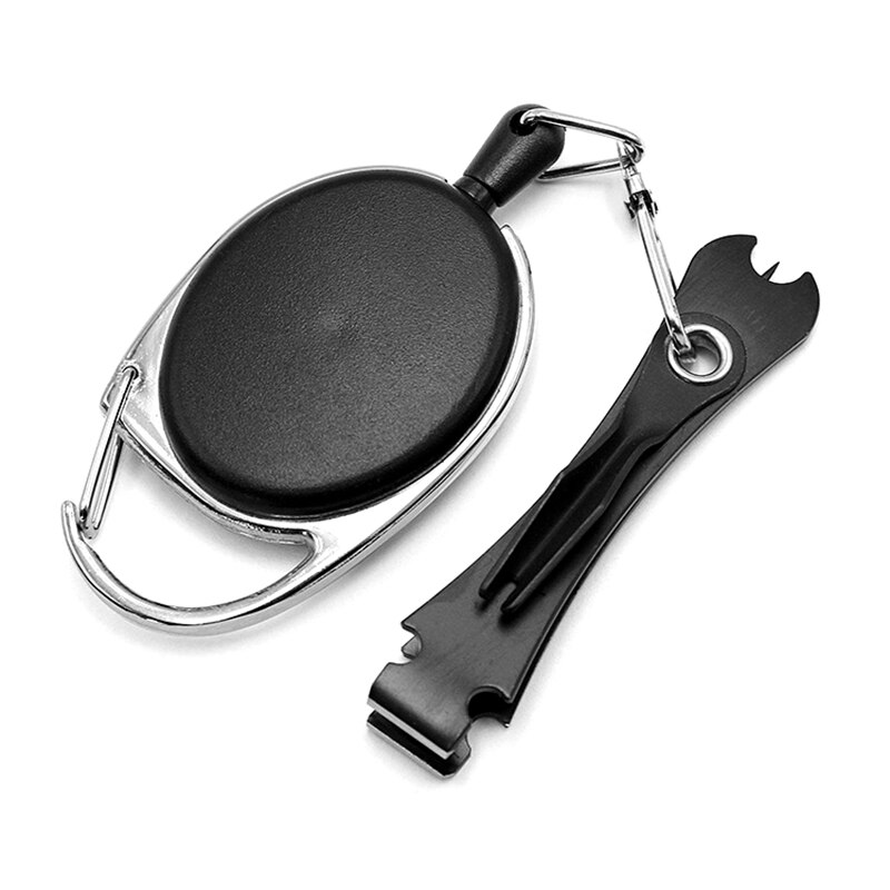 Fast Fishing Line Cutter Multi-function Outdoor Sea Fishing Accessories Tackle Line Cutter Fish Pliers Fishing Line Tool: 203 all black