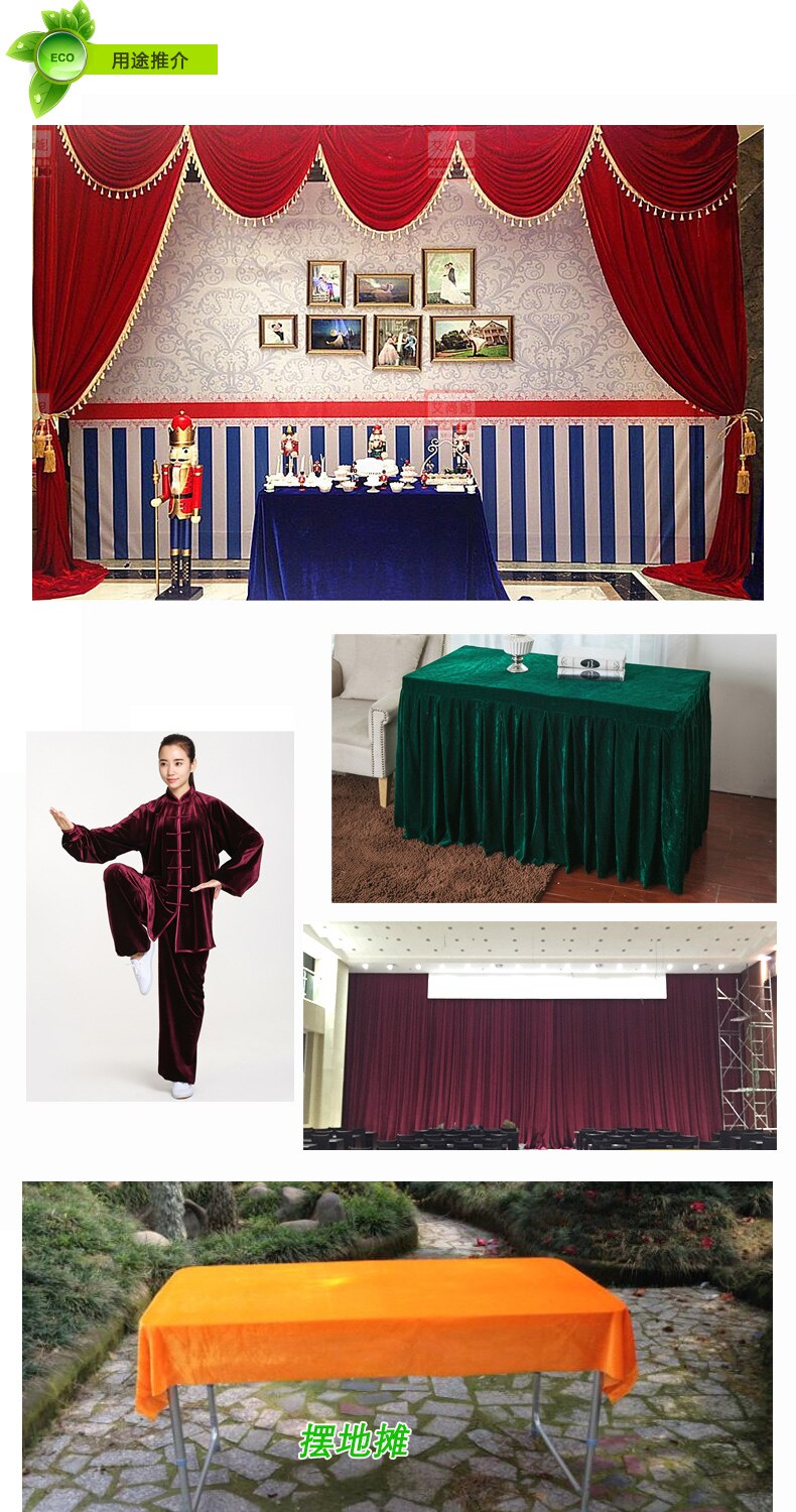 Navy Blue Silk Velvet Fabric Velour Fabric Pleuche Fabric Table Cloth Table Cover Curtain Fabric Sold By The Yard