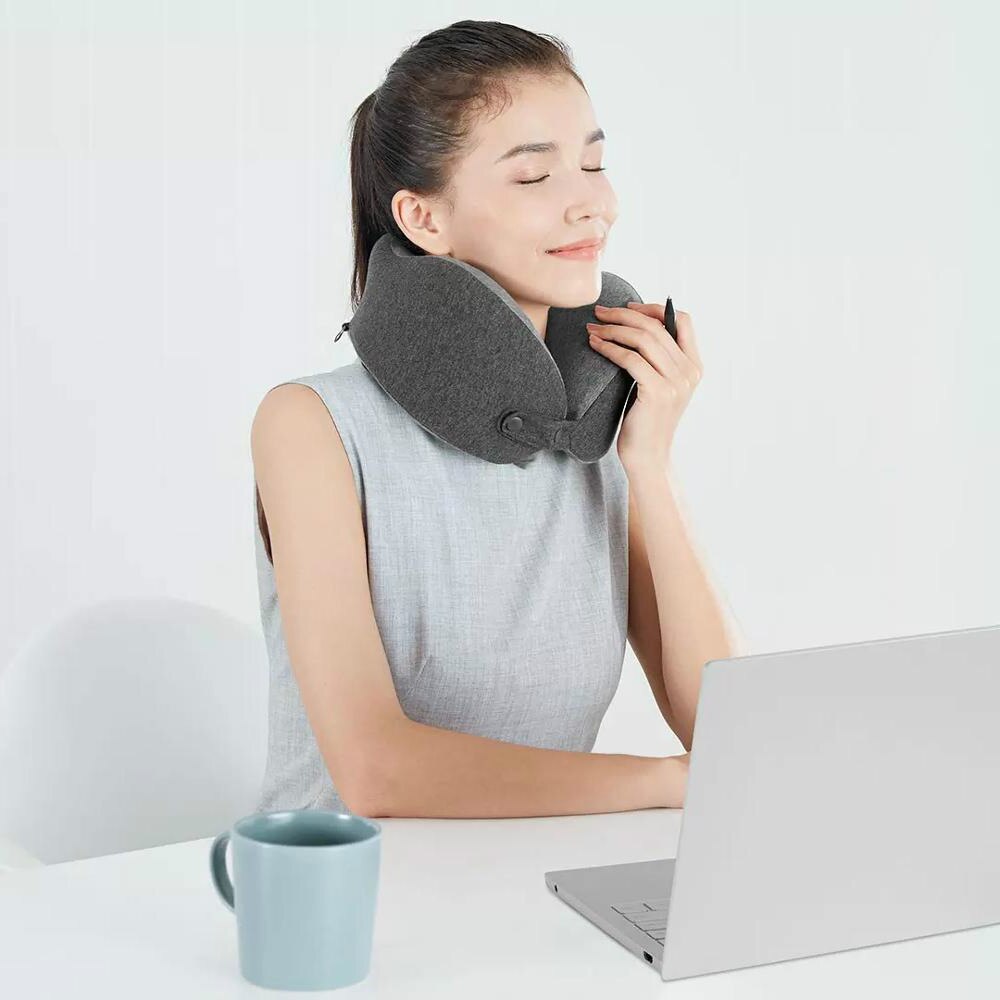 Original Xiaomi Lefan U Shape Pillow Memory Foam Neck Pillow Travel Neck Support Space Travel Pillow Healthcare Bedding