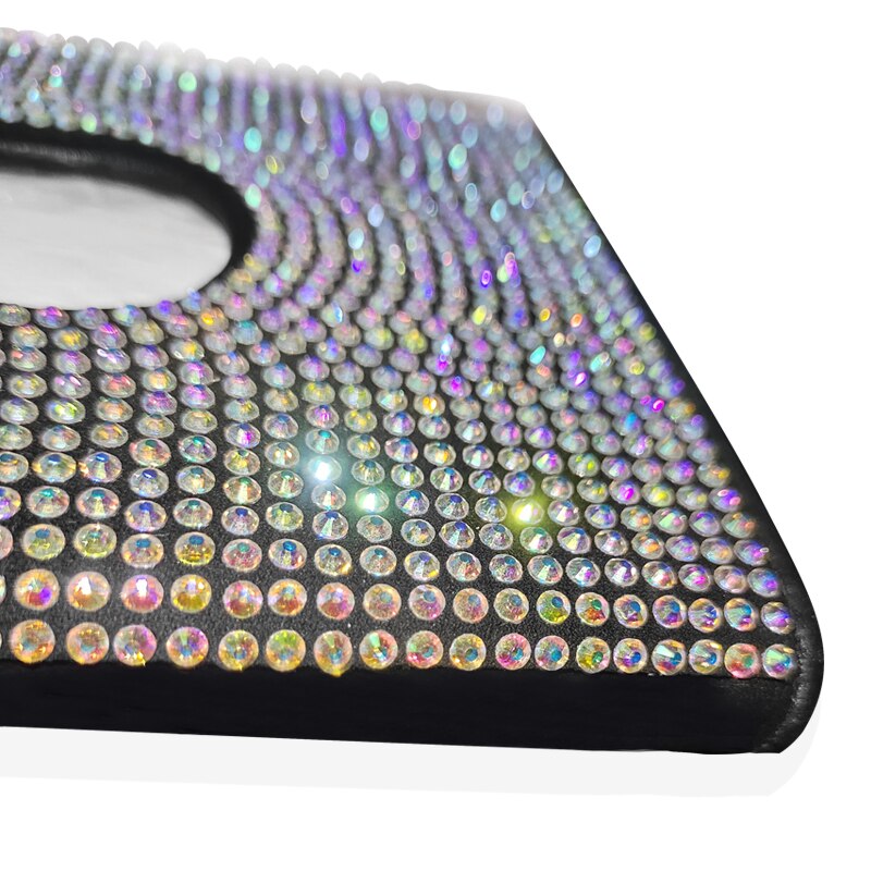 Boîte à mouchoirs de voiture en cristal brillant, universel pour pare-soleil, strass, porte-mouchoir suspendu, étui pare-soleil, accessoires de voiture
