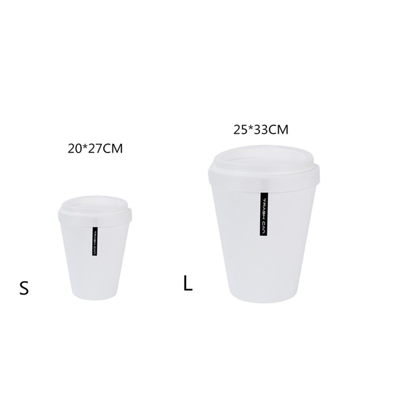 2PC Plastic Trash Can Office Desktop Mini Dustbin Kitchen Bathroom Living Room Waste Bins Bucket Household Cleaning Accessories: 9