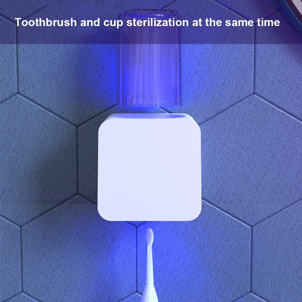 Toothbrush UV Light Box Smart Electric Toothbrush Ultraviolet Case Sticker Bathroom Bathroom Accessories