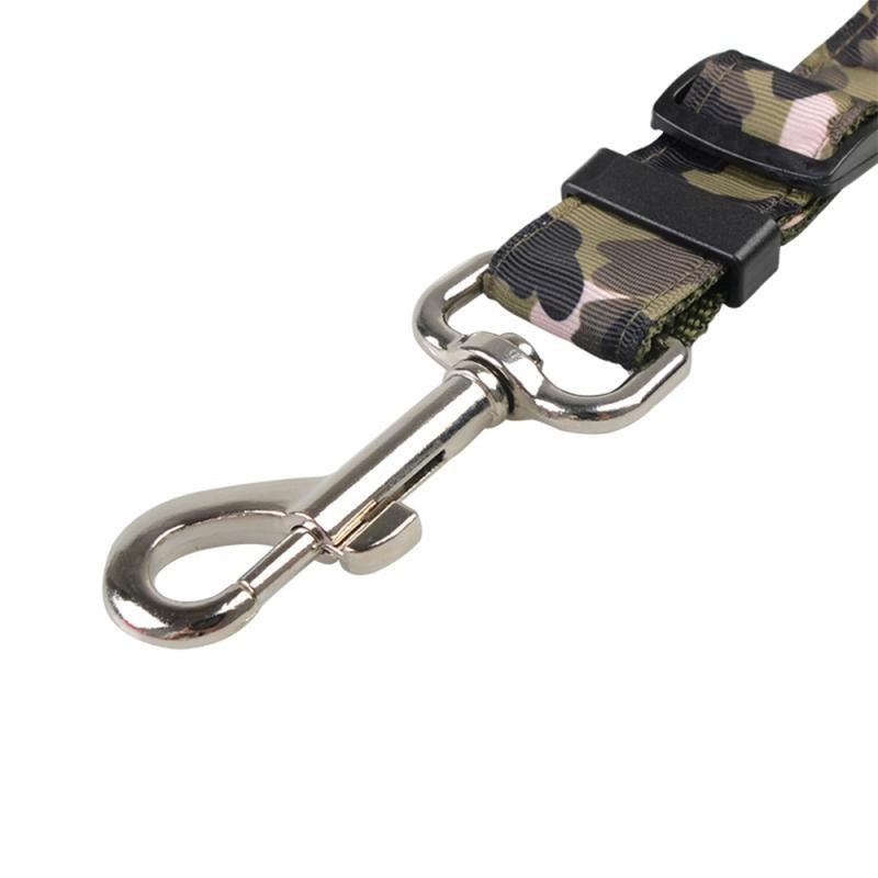 Verstelbare Camo Honden Veiligheid Leiband Autogordel Voor Puppy Pet Taille Riem Teddy Veiligheid Riemen Leash Gebruikt Voor Reizen dierbenodigdheden