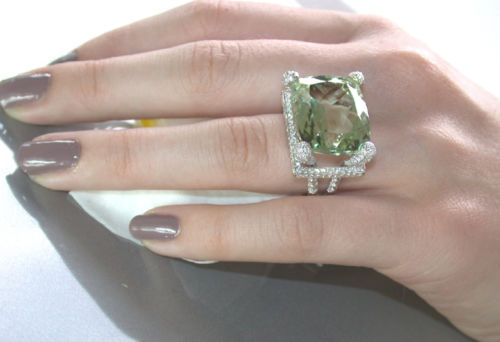 14K or péridot bijoux émeraude bague topaze pour les femmes mystique Anillos De Bizuteria pierre gemme diamant Turquoise carré bague De