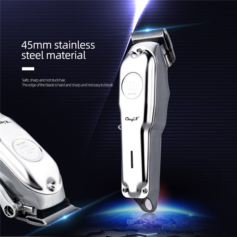 Hair Clipper Men Rechargeable Powerful Hair Trimmer Haircut Cordless Electric Hair Cutting Machine Adult Kid Cutter