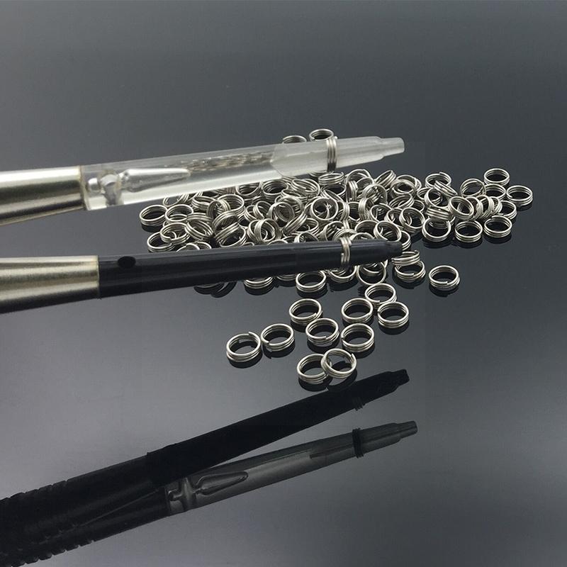 50PCS Steel Dart Shaft Ring Round Rings Set Dart Accessories