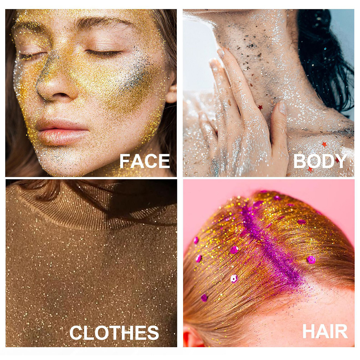 Glitter Brightening Body Glitter, Highlighting Spray Glitter Spray Bottle Highlighting Airbag Spray Bottle