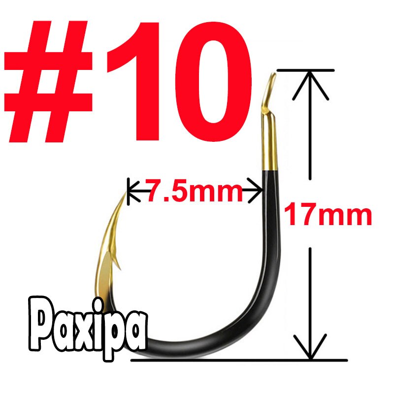 10 stuks vishaak van wolfraamstaal met weerhaak, karpervishaak, enkele cirkel, vishaak, zee-accessoires, uitrusting: 10