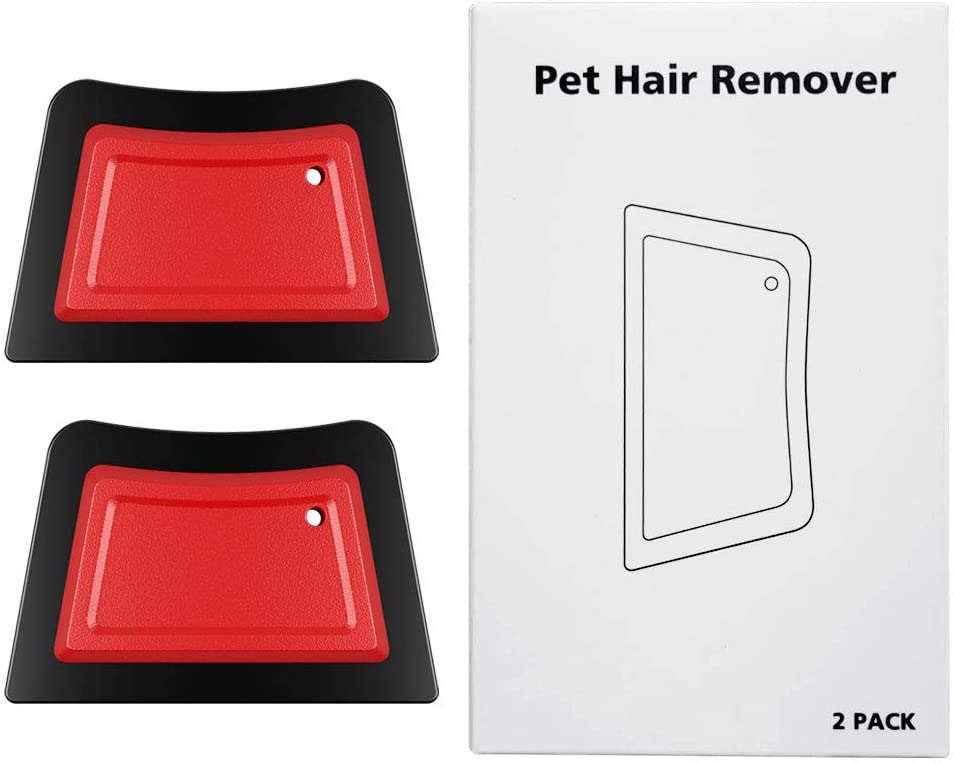 2PC Pet Hair Remover Dog Hair Removal Device Sofa Car Detail Scraper Pet Hair Brush Remover hair removal silicone brush
