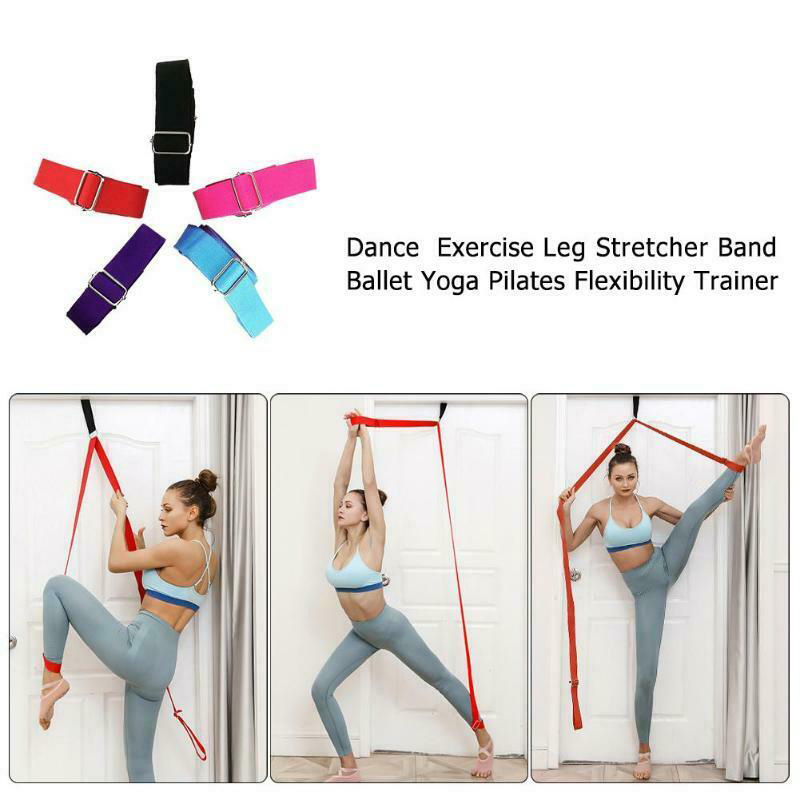 Leg Stretching Tool - Dancer Stretch Band Strap - Home Exercise for Dance, Ballet, Yoga