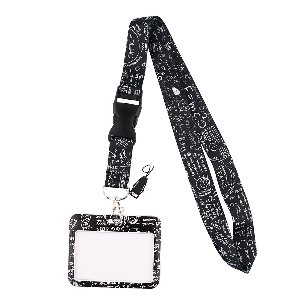 CB112 Math Formula Neck Strap Lanyard keychain Cell Phone Strap ID Badge Holder Rope Keyring Accessories Student Teacher: 5