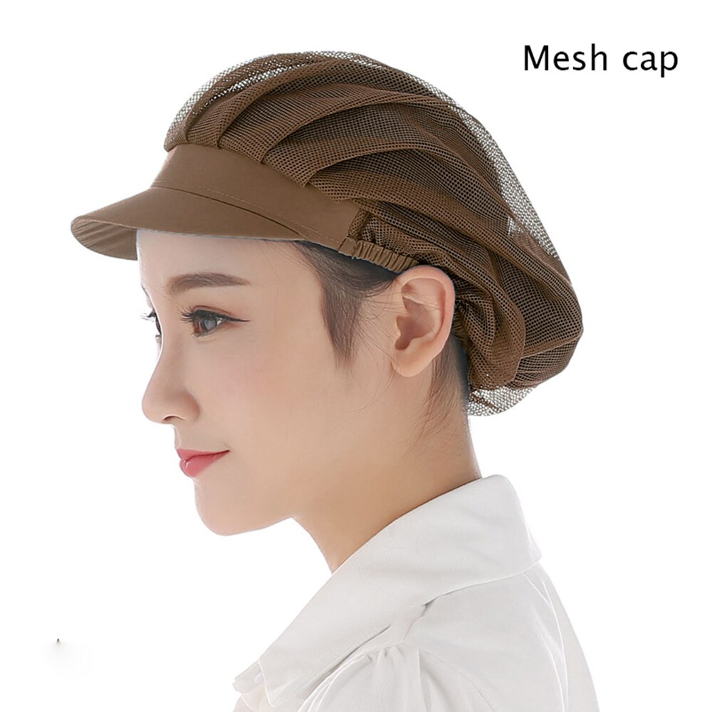 Food caps Adjustable net caps breathable sanitary dust cap men and women workshop canteen hat chef hat breathable mesh