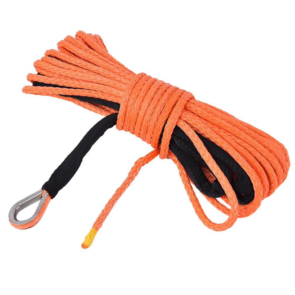 5mm × 15m buen 12 trenza de hilo Cable de cabrestante cuerda de arrastre sintética cuerda de arrastre línea de alta resistencia ligera escalada cuerda al aire libre