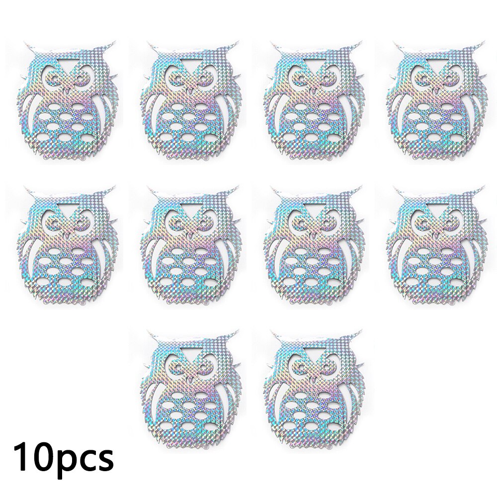 10PCS Bird Repellent Paster Pasteable Orchard Balcony Reflective Device