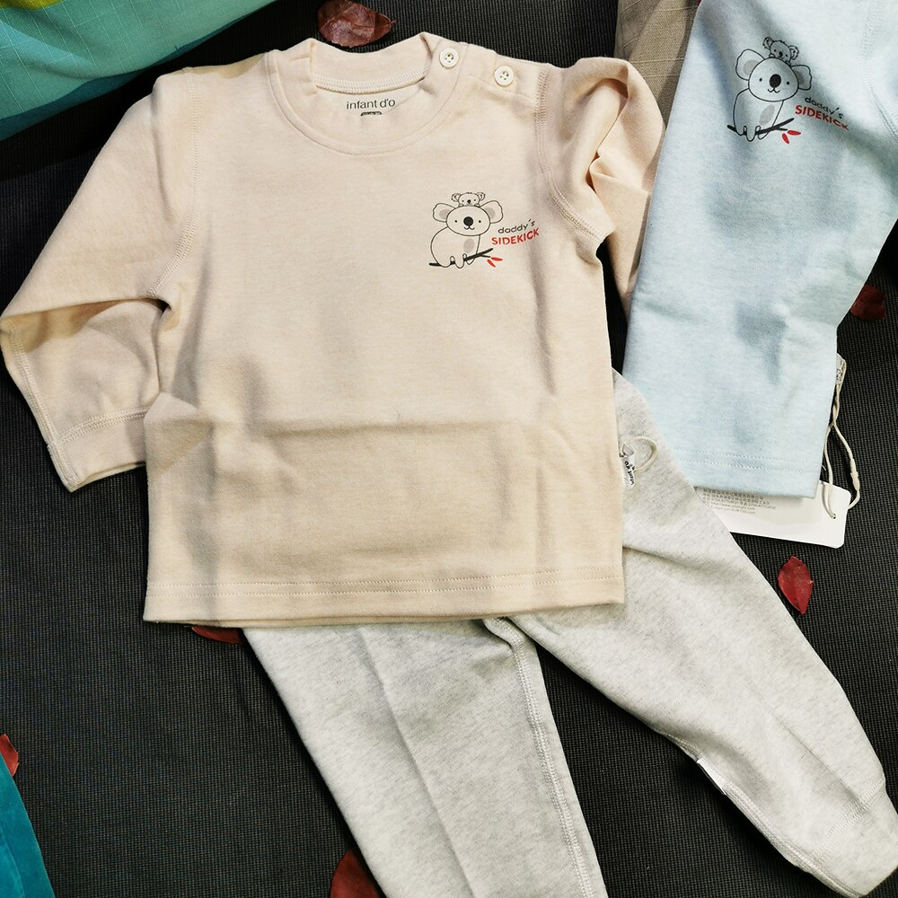 Baby pige / dreng bomuld langærmet vintertøj sæt mærkevarer børnetøj småbarn pige falde tøj koala