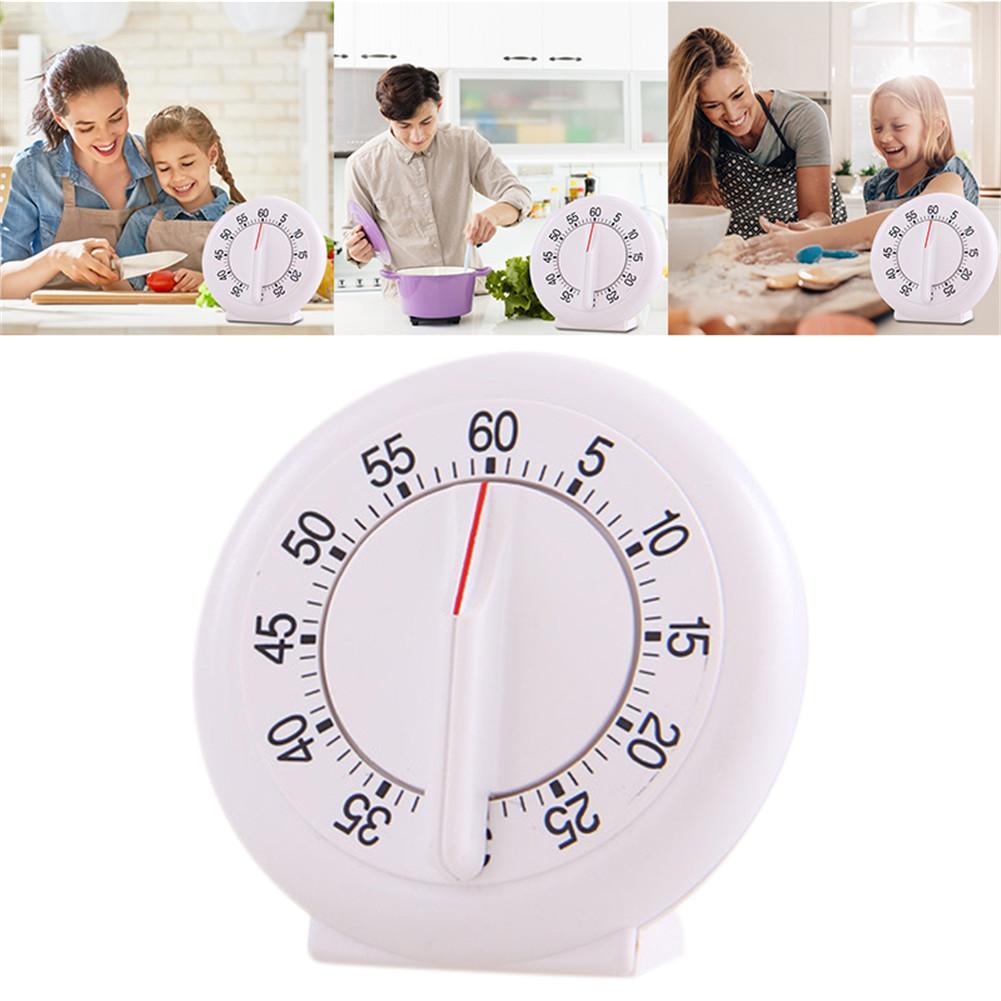 Plastic Common Shaped 3 Seconds Kitchen Cooking Mechanical Dia Timers Reminder Alarm Clock 60 Minute Mechanical Clockwork 10Jun6