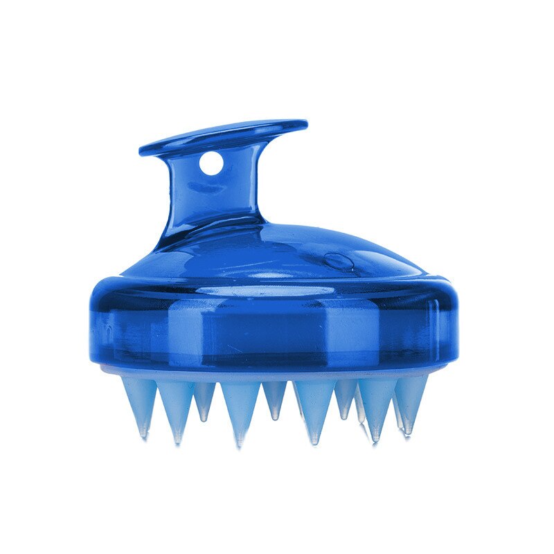 Strumento per il massaggio della testa spazzola per il massaggio del cuoio capelluto dei capelli in silicone pettine per il lavaggio dei capelli spazzola per manico magico spazzola per massaggio termale: Arancione