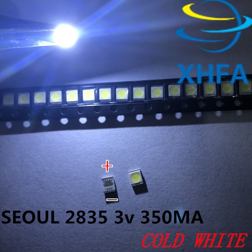 200 stuks voor lg originele seoul led lcd tv achtergrondverlichting lamp kralen lens 1w 3v 3528 2835 koel witte lichtkraal