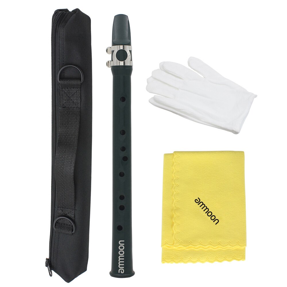 Mini Saxophone Sax Pocket Saxophone Eb Plastic with Ligature Reed Music Score Gig Bag Woodwind Instrument
