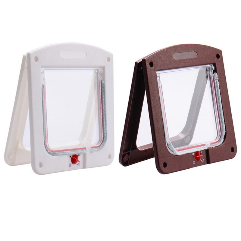 Portail de porte pour chien ou chat | Chat, chiot, animaux domestiques, coffre-fort, verrouillable, adapté à tous les murs, fournitures de portes pour animaux domestiques