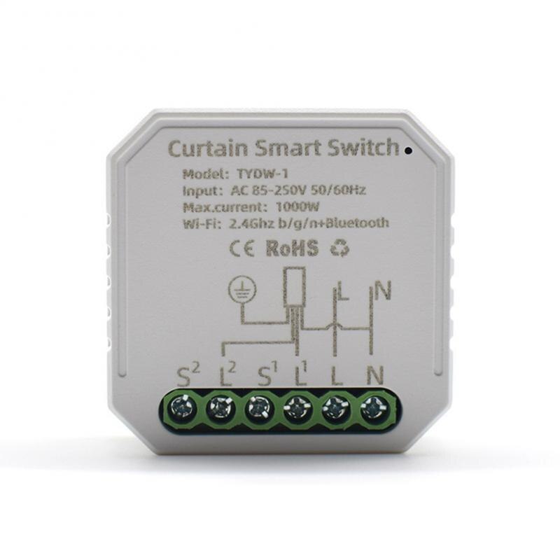 Tuya Smart Wifi Curtain Module Blind Switch For Roller Shutter Electric Motor Timer Voice Control Works With Alexa Google Home: Default Title
