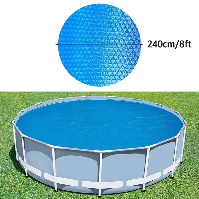 Solar Pool Cover For Inground And Above Ground Pools Round Rectangular Bubble Swimming Pool Covers Accessories Floating Blanket: Yellow