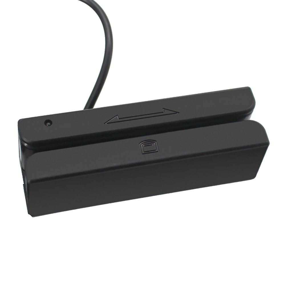Universal Magnetic Card Reader MSR100 Stripe USB 3 Tracks Strip for Swipe Bar Code Reader Barcode Scanner 100 Scans/second LESHP