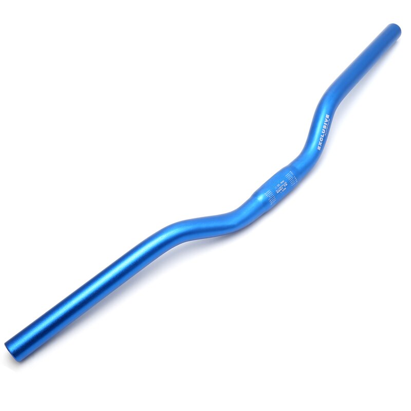 Fiets MTB Fiets Stuur 25.4mm 62cm Riser Bar Voor Mountain Road Fiets Aluminium Stuur: Blauw