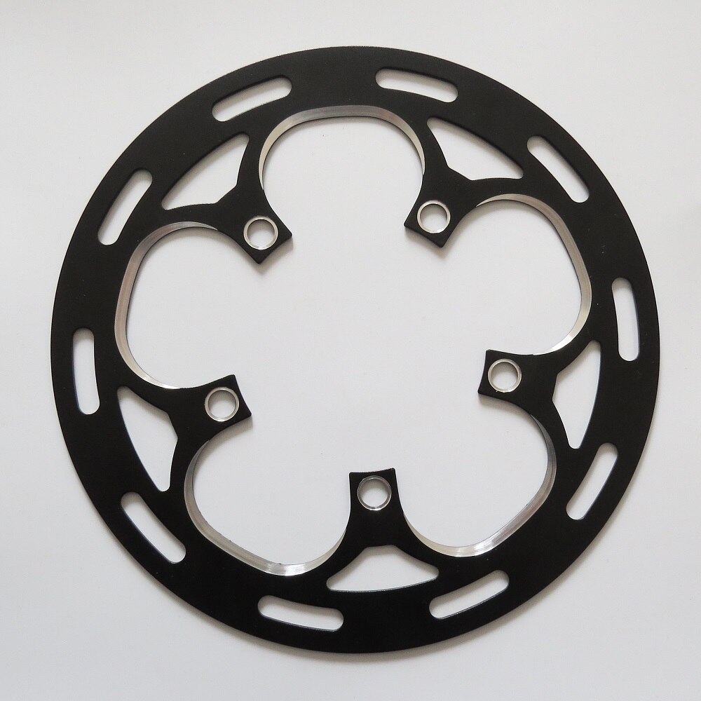 Folding bike Chain Cover 110 BCD Aluminum Alloy 34T 36T 38T 39T 42T 44T 46T 48T 50T 52T 53T Protect Support Chain Wheel Guard: 110 BCD 53T