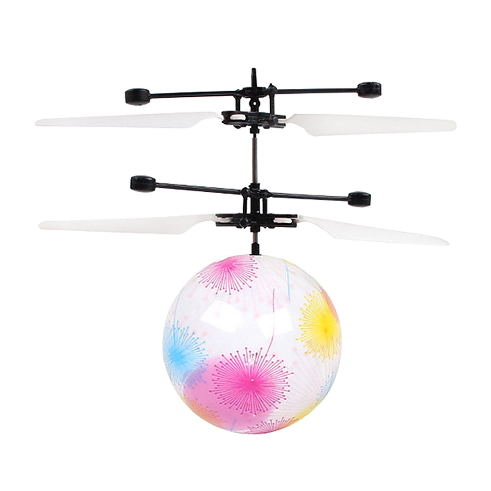 Vliegende Helikopter Bal Infrarood Inductie Flash Disco Kleurrijke Led Kids Fly Speelgoed
