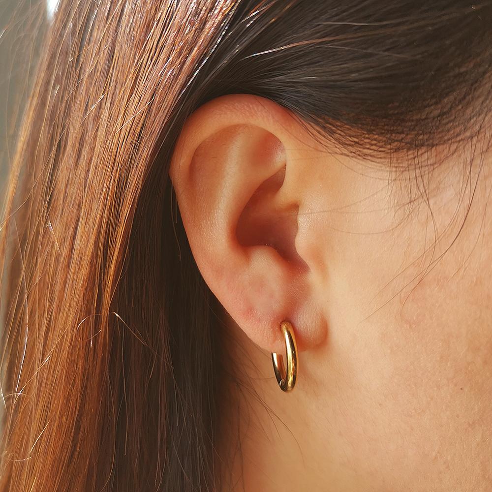 Hoepel Oorbellen Voor Vrouwen Sieraden Oorbel Ringen Eenvoudige Charme Gouden Oorbel Voor Een