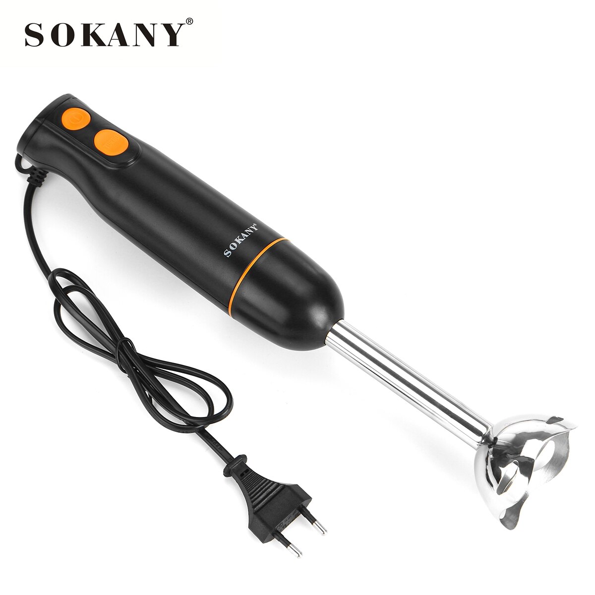 SOKANY 2 Speeds Hand Blender Electric Food Blender Mixer Kitchen Detachable Hand Blenders Egg Beater Vegetable Stand Blend