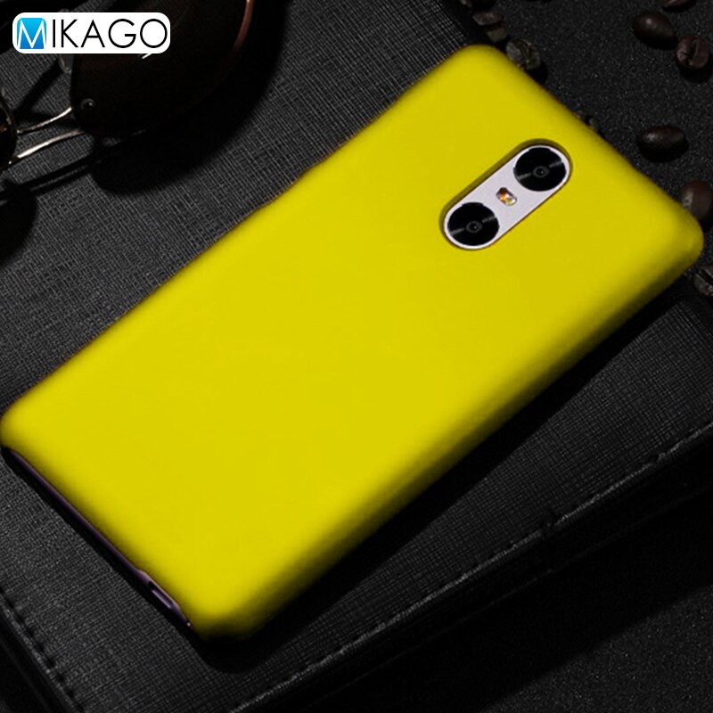 Matte Plastic Coque Cover 5.5For Xiaomi Redmi Pro Case For Xiaomi Redmi Pro Redmipro Phone Back Coque Cover Case: Yellow