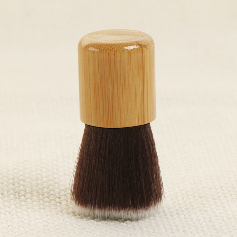 Juego de brochas de maquillaje con mango de bambú Natural, , mezcla de base, cosmética, con bolsa de algodón, 11 Uds.,