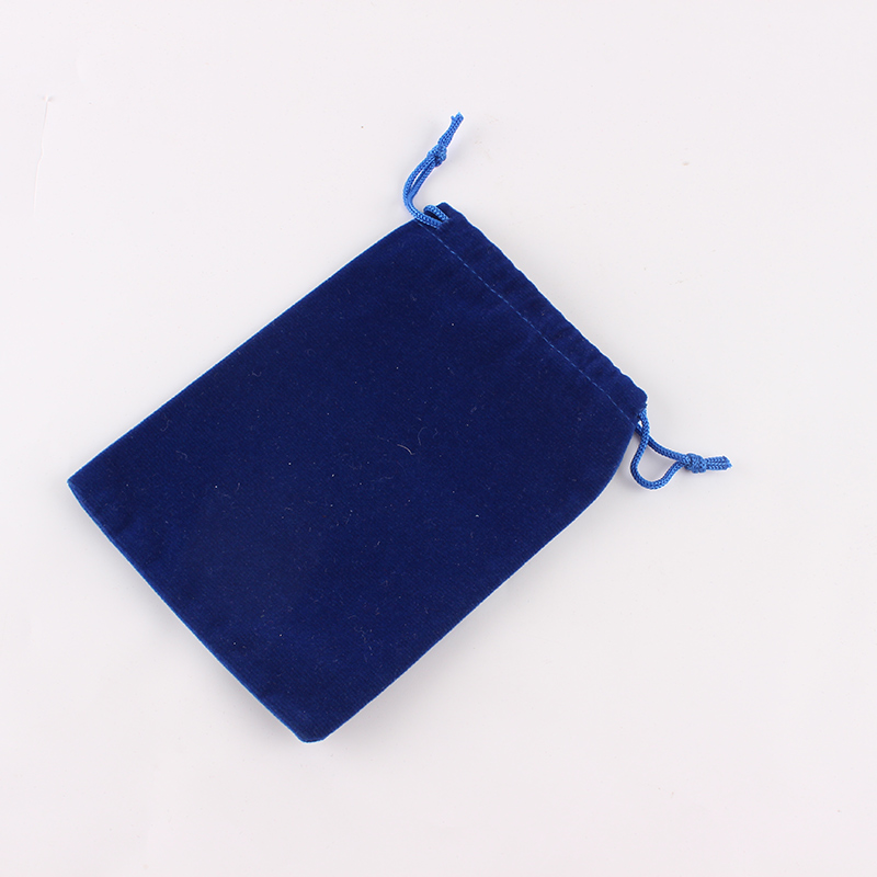 10pcs/lot 10*14cm Mini Velvet Drawstring Bag Jewel Accessories Storage Bags Packing Pouch: Blue