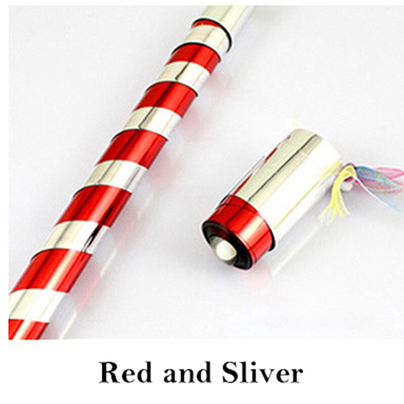 10 PCS 90CM Magic Wand Appearing Cane Available Magic Tricks Stage performance Magic Props Children&#39;s Classic Toys: 10PCS Red Silver