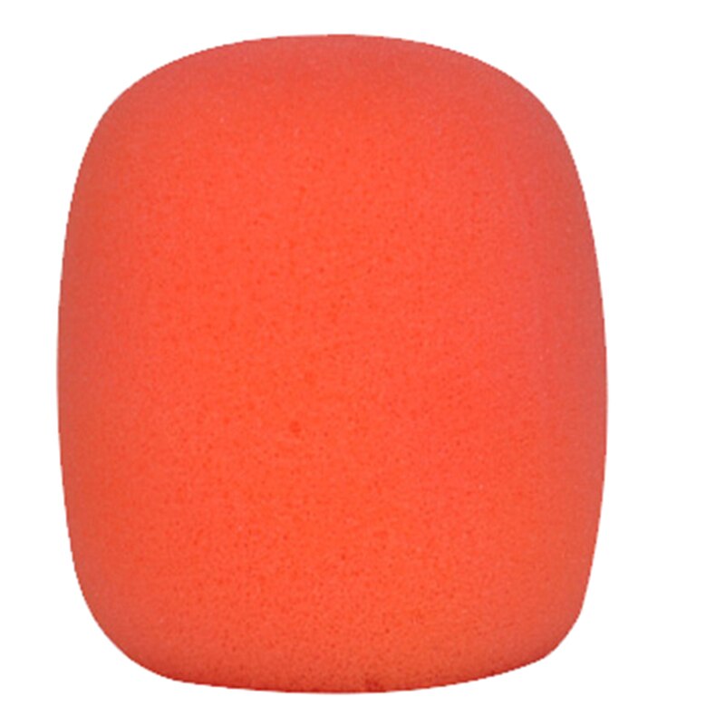 1pc mélange couleurs éponge Microphone ensemble remplacement mousse DJ scène pare-brise vent bouclier couverture épais lavable: pink