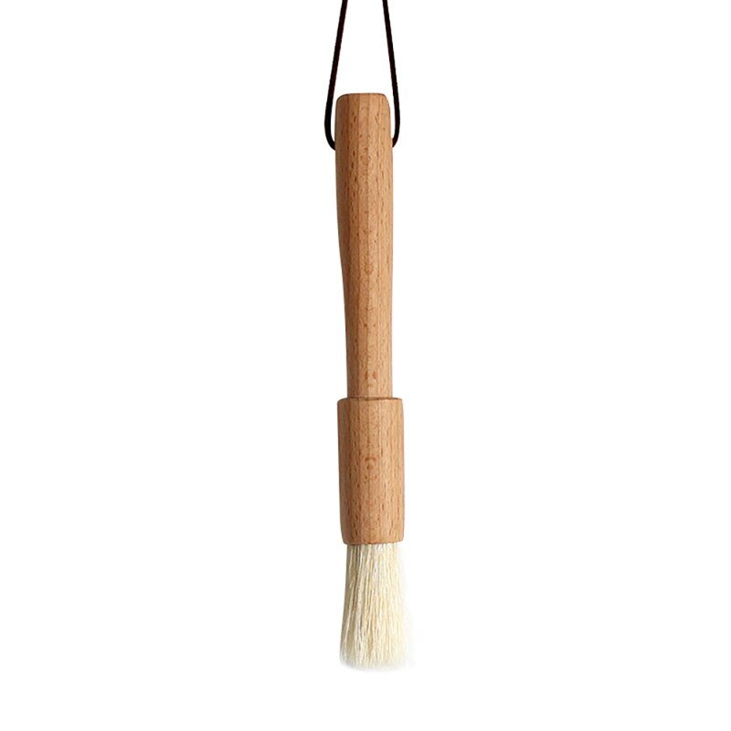 Hout Borstel Ronde Bakken Olie Borstel Japanse Stijl Beuken Massief Hout Olie Borstel Barbecue Borstel Huishouden Keuken Gereedschap: Default Title