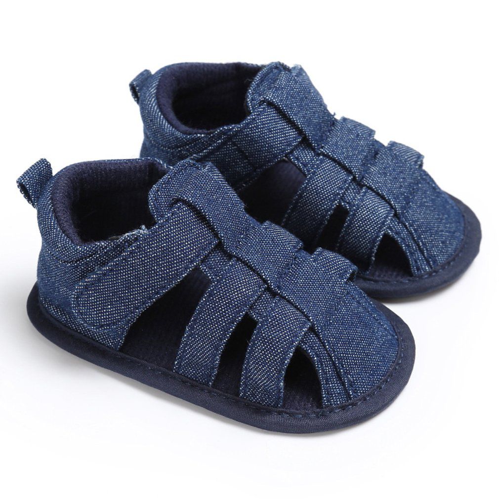 Mocassins en toile d'été pour bébés | Baskets respirantes et ajourées, sandales pour garçons et bébés de 0 à 18 mois: Default Title