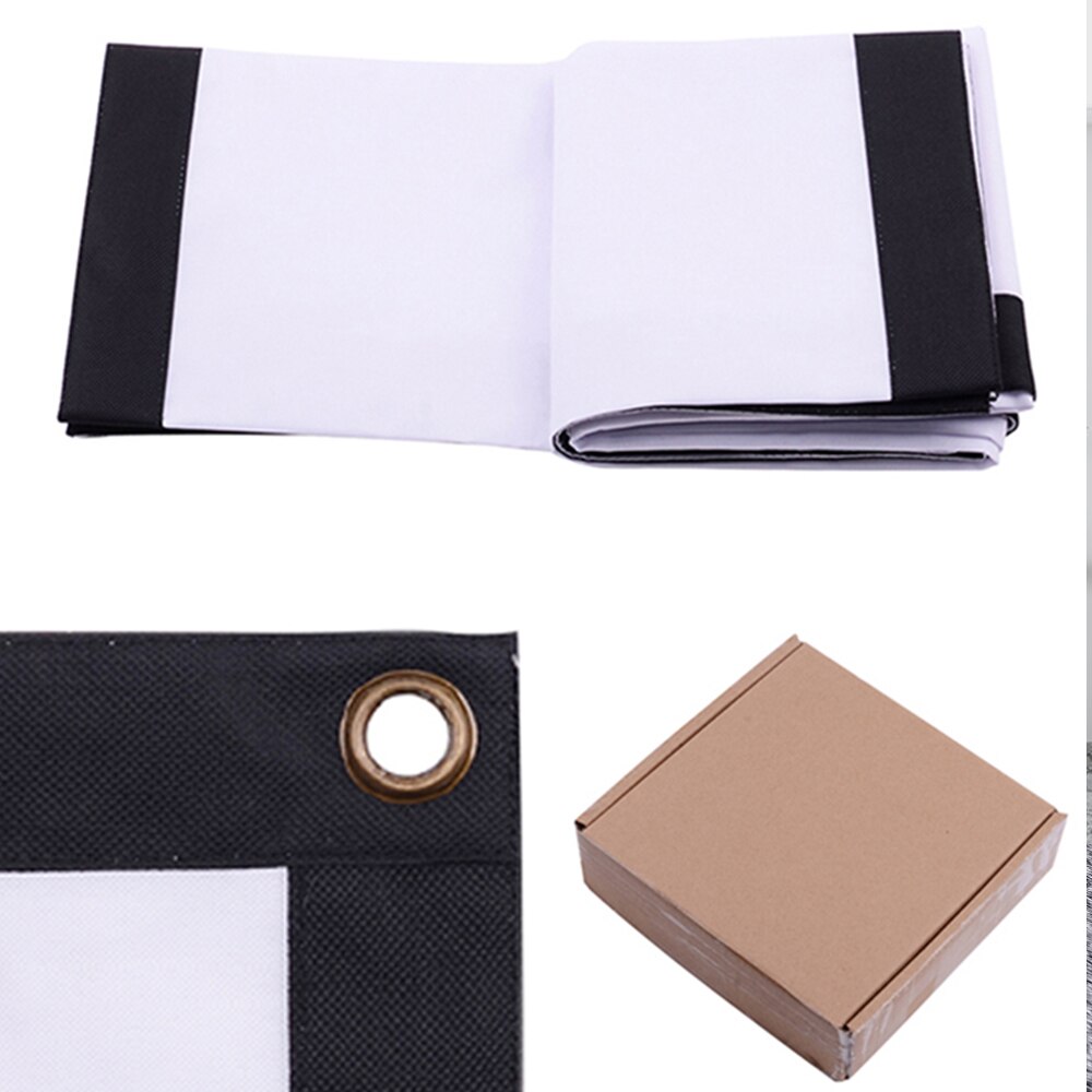 Projector Screen 60 72 84 100 inch 16:9 HD Foldable Anti-Crease Portable Projector Movies Screen for Home Theater Outdoor Indoor