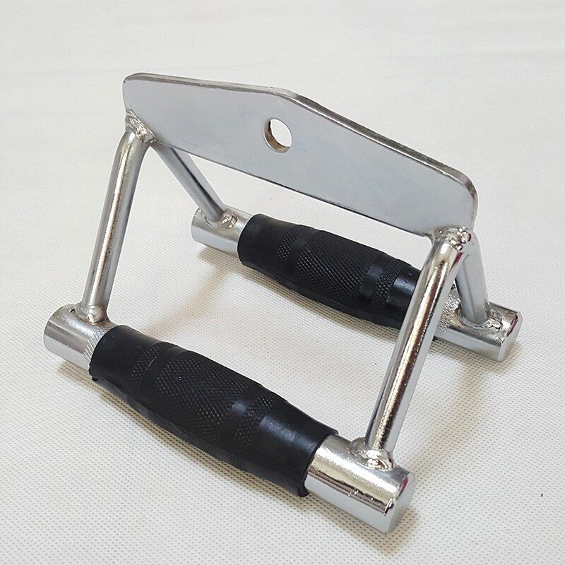 Gym Fitness T-bar For Pulley Cable Machine Rowing Machine V-Bar Biceps Triceps Back Muscle Workout Row Handle