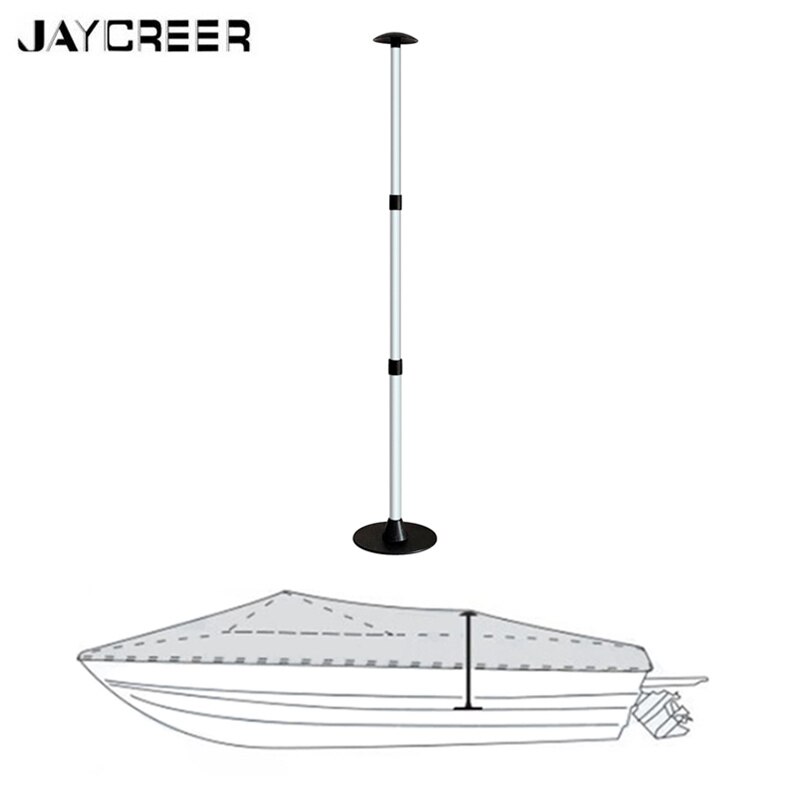 Jaycreer båddæksel støttestang, aluminium+plastmateriale  , 3 positioner og justerbar forlængelse