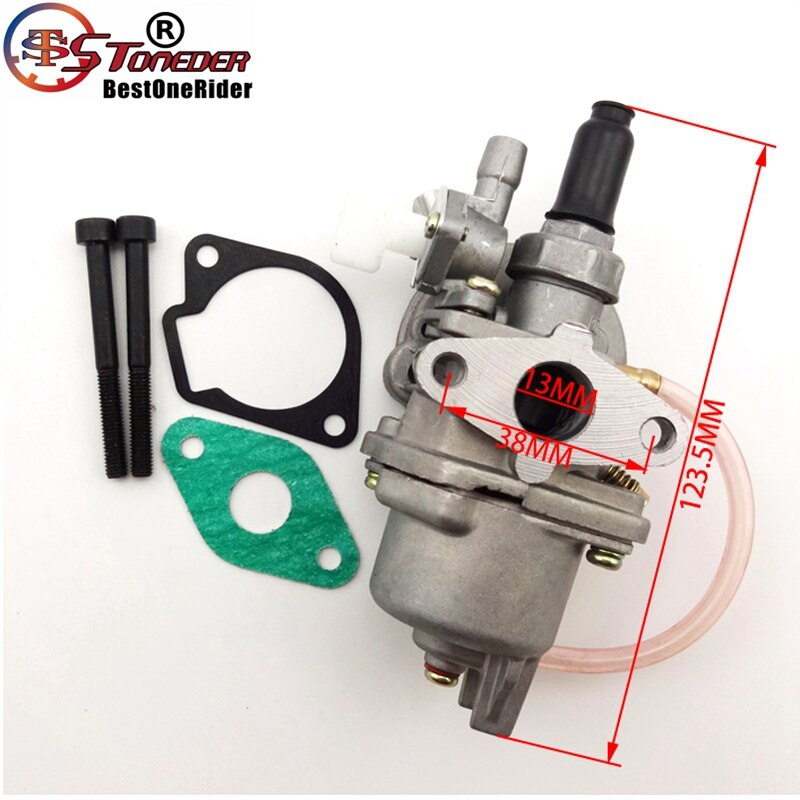 STONEDER Vergaser Dichtung Für 47cc 49cc 2 Hub Motor- Tasche Fahrrad Mini moto freundlicher ATV Mini moto Quad 4 Radler Schmutz Fahrrad