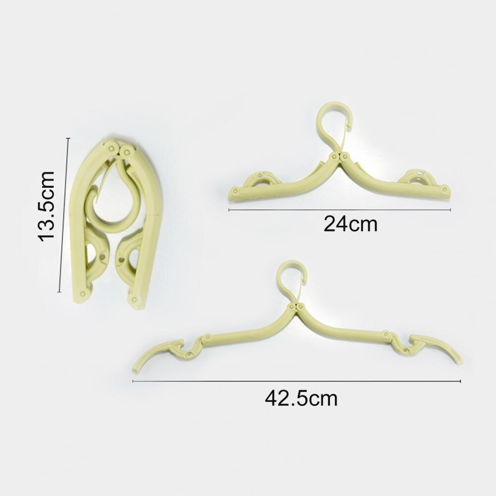 2Pcs Kleerhangers Opvouwbare Doek Opslag Hanger Multifunctionele Droogrek Lichtgewicht Home Reizen Gebruik Hanger