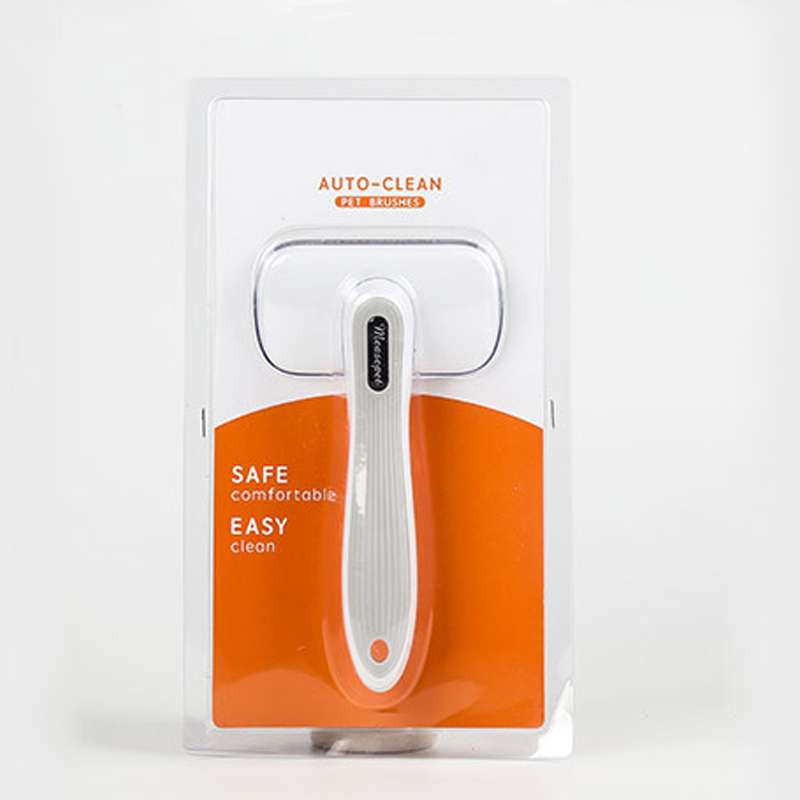 Peines para pelo de perro, utensilios para el cuidado del pelo de gatos, accesorios para mascotas, recortadora desmontable, recortador de mascotas, suministros de peines para perros y gatos: Grey