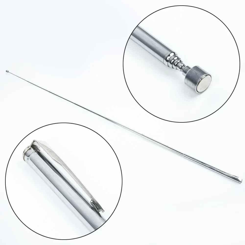 Portable Telescopic Easy Magnetic Pick Up Rod Stick Capacity Magnet Pickup Pen Extending Strong Magnet Handheld Tool Handy Tools