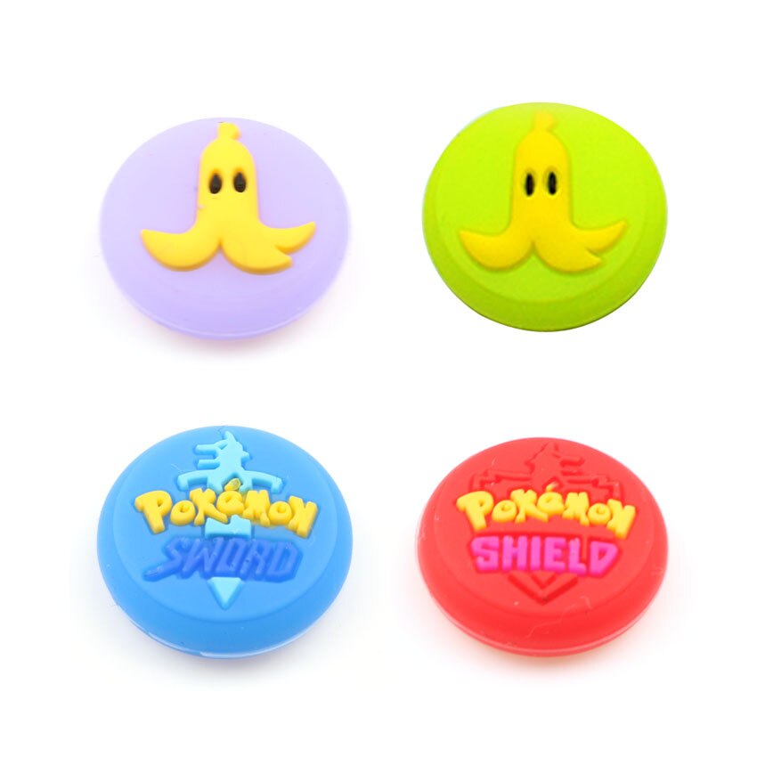 cltgxdd 4pcs Joystick silicone non-slip cap For Nintendo Switch Lite Animal Crossing Analog Stick Grip Controller Joystick Cap: (32-33-35-36)